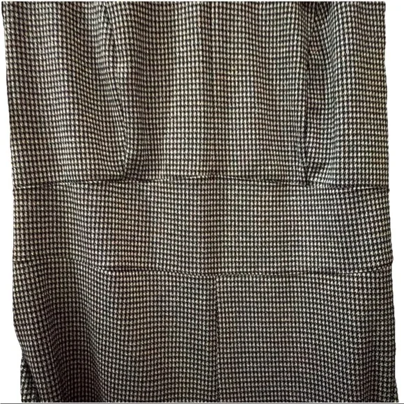 Lane Bryant Black and Shimmery Silver Dressy Holiday Jumpsuit wide legs - Picture 6 of 10